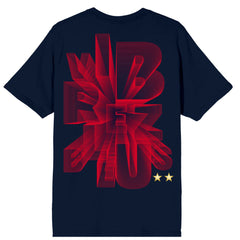 France National Team Vibrez Blues T-Shirt for sale - Navy