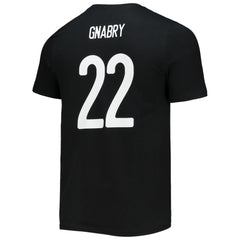 Serge Gnabry Bayern Munich Amplifier Name & Number T-Shirt on sale - Black