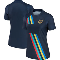 Barcelona Women's 2022/23 Pre-Match AWAY Performance Top on sale - Navy
