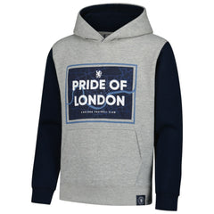 Chelsea Youth Club Pullover Hoodie on sale - Heathered Gray/Navy