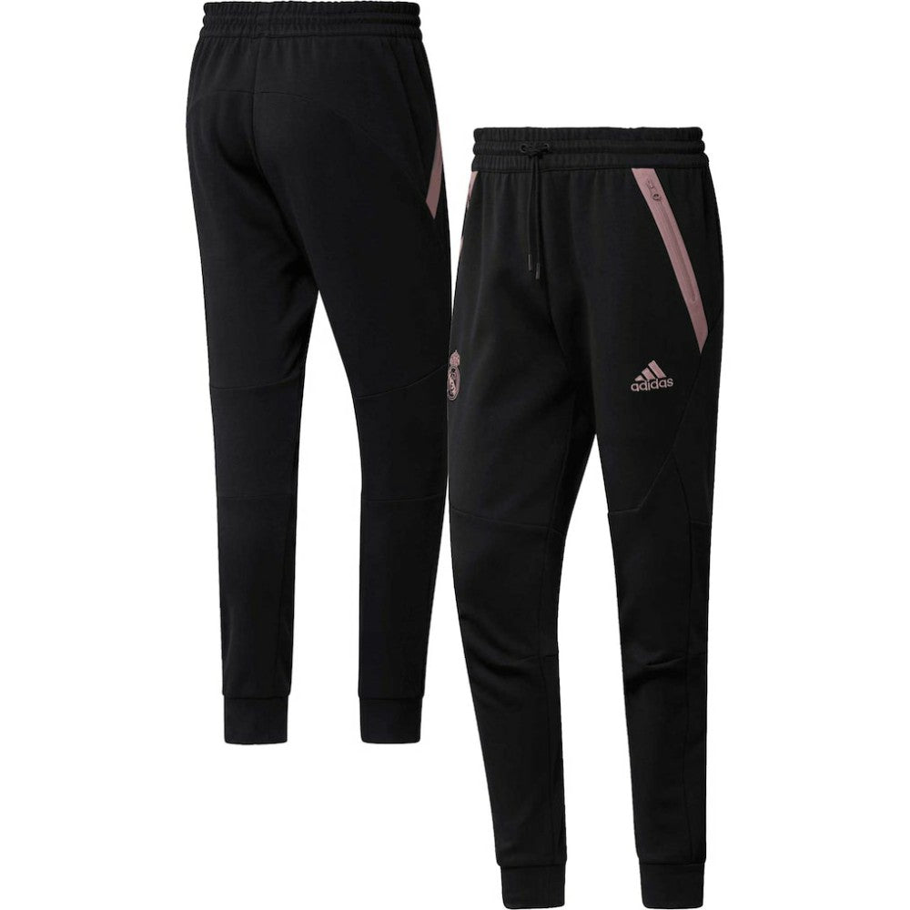 Real Madrid Travel Pants Discount - Black