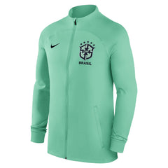 Brazil National Team Strike Raglan Full-Zip Performance Track Jacket for sale - Green