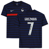 Antoine Griezmann France Autographed Blue Jersey