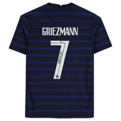 Antoine Griezmann France Autographed Blue Jersey