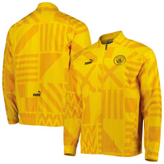 Manchester City Pre-Match Raglan Full-Zip Training Jacket Discount - Yellow