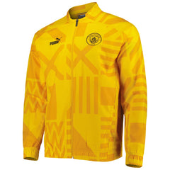 Manchester City Pre-Match Raglan Full-Zip Training Jacket Discount - Yellow