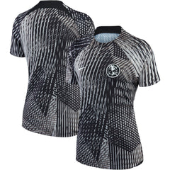 Club America Women's 2022/23 Pre-Match Raglan Performance Top Discount - Black