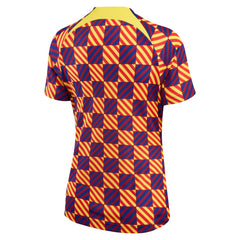 Barcelona Women's 2022/23 Pre-Match Raglan Performance Top on sale - Yellow