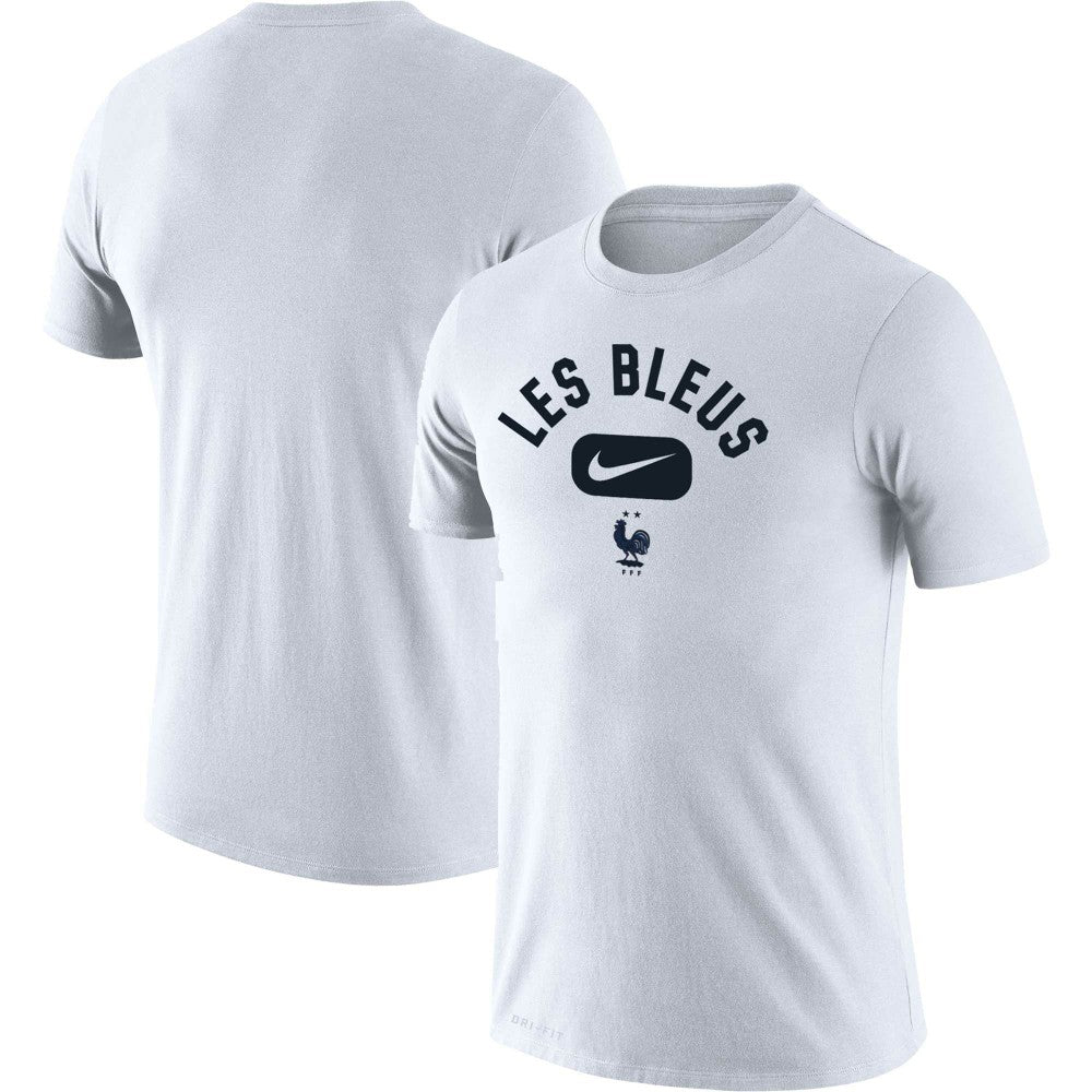 France National Team Lockup Legend Performance T-Shirt for sale - White