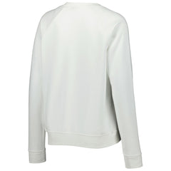 Brazil National Team Women's Lockup Varsity Tri-Blend Raglan Pullover Sweatshirt for sale - White