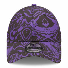 Tottenham Hotspur New Era Allover Print 9FORTY Adjustable Hat Sale - Black/Purple