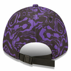 Tottenham Hotspur New Era Allover Print 9FORTY Adjustable Hat Sale - Black/Purple