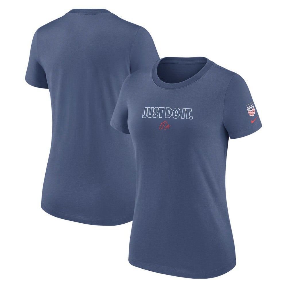 USWNT Women's Just Do It T-Shirt on sale - Blue