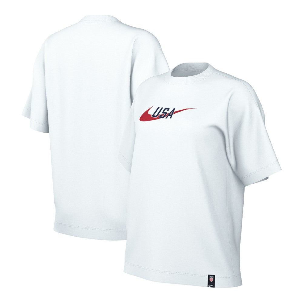USMNT Women's Swoosh T-Shirt for sale - White