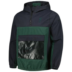 Liverpool Anorak Hoodie Quarter-Zip Jacket Discount - Green