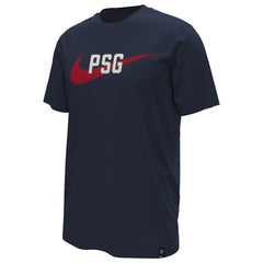 Paris Saint-Germain Swoosh T-Shirt on sale - Navy