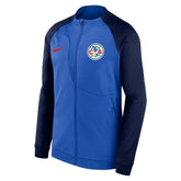 Club America Male Youth 2023/24 Academy Pro Anthem Fitted Raglan Performance Full-Zip Jacket Discount - Blue