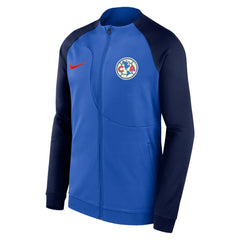 Club America Male Youth 2023/24 Academy Pro Anthem Fitted Raglan Performance Full-Zip Jacket Discount - Blue