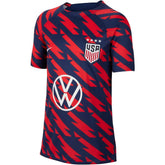 USWNT Youth 2023/24 Academy Pro Performance Pre-Match Top on sale - Red