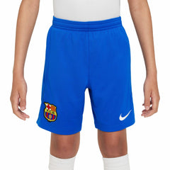 Barcelona Youth 2023/24 Away Stadium Performance Shorts on sale - Royal