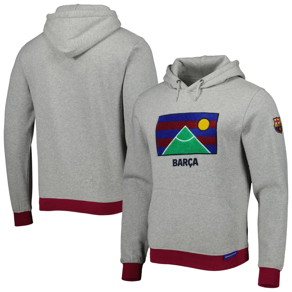 Barcelona Lifestyle Pullover Hoodie on sale - Heather Gray