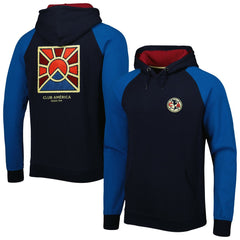 Club America Pride Raglan Pullover Hoodie Discount - Navy/Blue