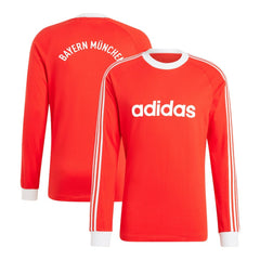 Bayern Munich Originals Energy Drop '70s Long Sleeve Jersey on sale - Red