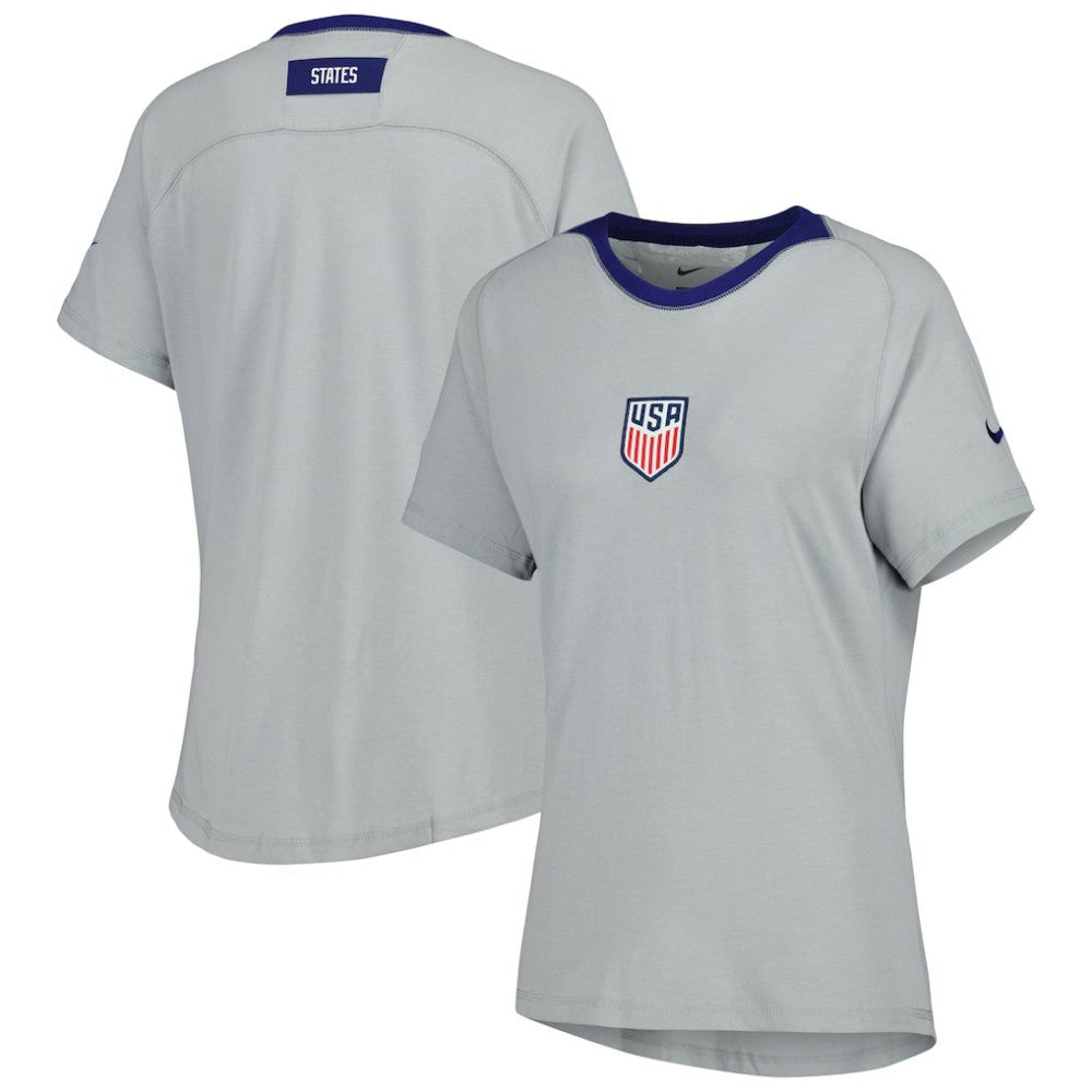 USMNT Women's Travel Raglan T-Shirt for sale - Gray