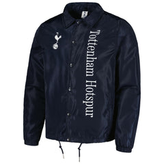 Tottenham Hotspur Coaches Full-Snap Jacket Sale - Navy