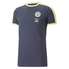 Manchester City ftblHeritage T-Shirt Discount - Navy