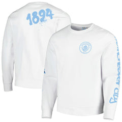 Manchester City Graffiti Pullover Sweatshirt Discount - White