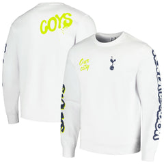 Tottenham Hotspur Graffiti Pullover Sweatshirt Sale - White
