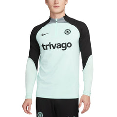 Chelsea Strike Drill 2023/24 Performance Quarter-Zip Long Sleeve Top on sale - Mint
