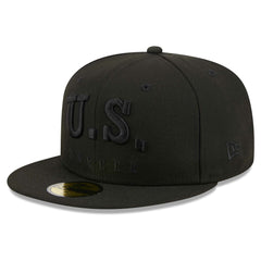 USMNT New Era Text 59FIFTY Fitted Hat for sale - Black