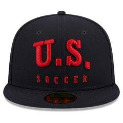 USMNT New Era Text 59FIFTY Fitted Hat for sale - Navy