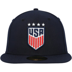 USWNT New Era Team Basic 59FIFTY Fitted Hat on sale - Navy