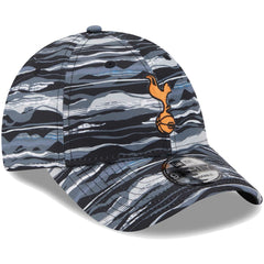 Tottenham Hotspur New Era Wave All Over Print 9FORTY Adjustable Hat Sale - Black