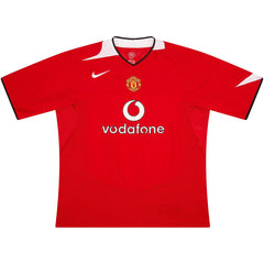 Rooney #8 Retro Manchester United Home Jersey 2004/06