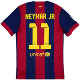 Neymar Jr #11 Retro Barcelona Home Jersey 2014/15