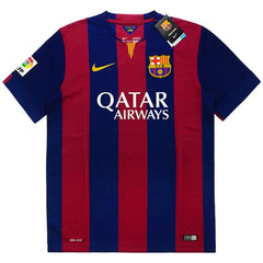 Neymar Jr #11 Retro Barcelona Home Jersey 2014/15