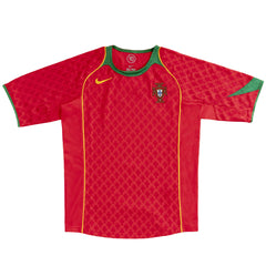Figo #7 Retro Portugal Home Jersey Euro 2004