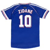 Zidane #10 Retro France Home Jersey World Cup 1998