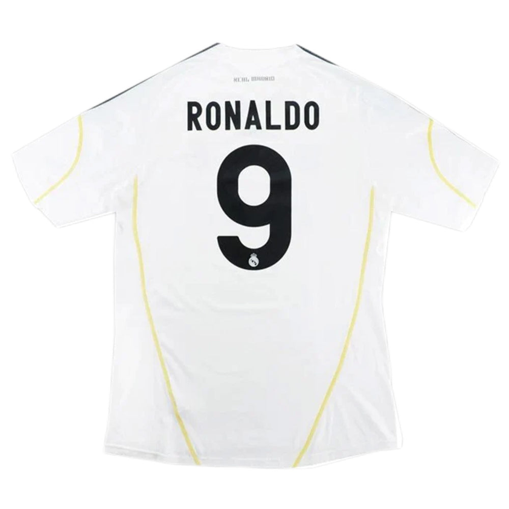 Ronaldo #9 Retro Real Madrid Home Jersey 2009/10