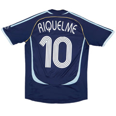 RIQUELME #10 Retro Argentina Away Jersey World Cup 2006