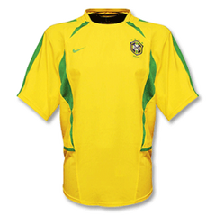 RIVALDO #10 Retro Brazil Home Jersey World Cup 2002