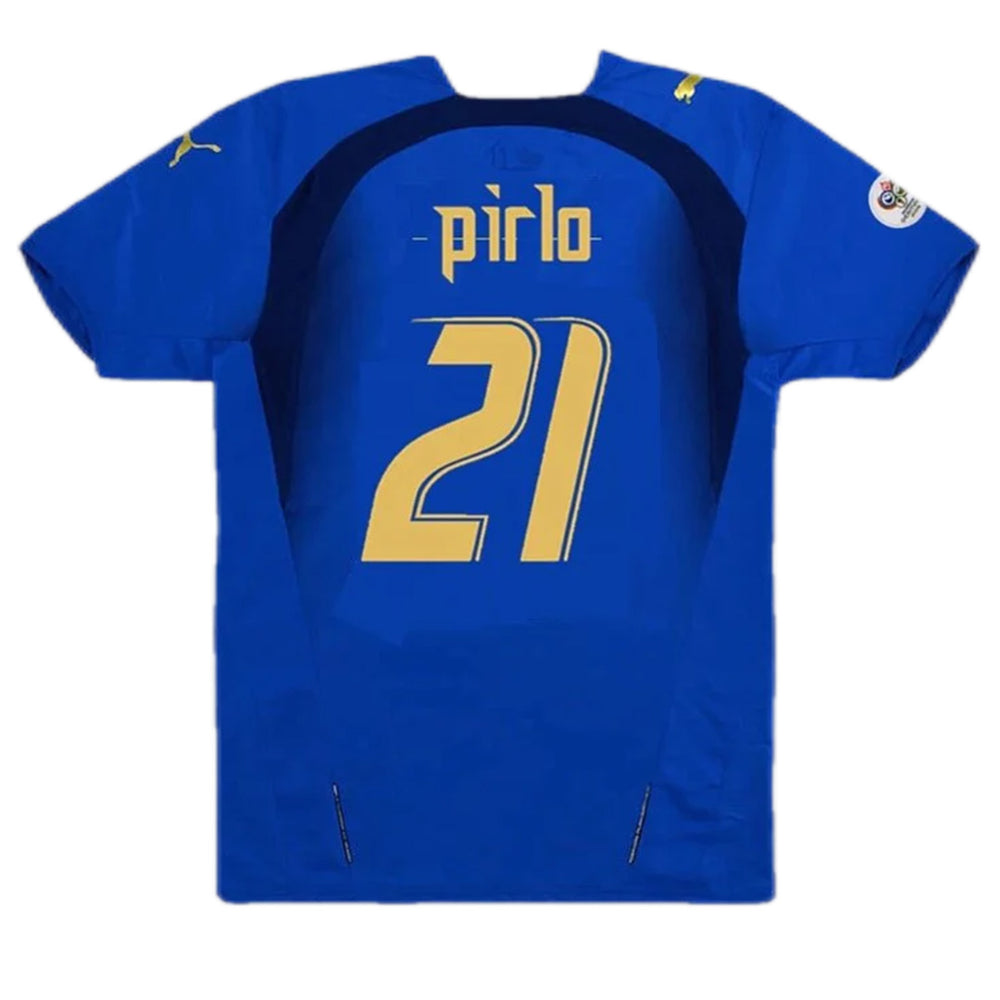 PIRLO #21 Retro Italy Home Jersey World Cup 2006
