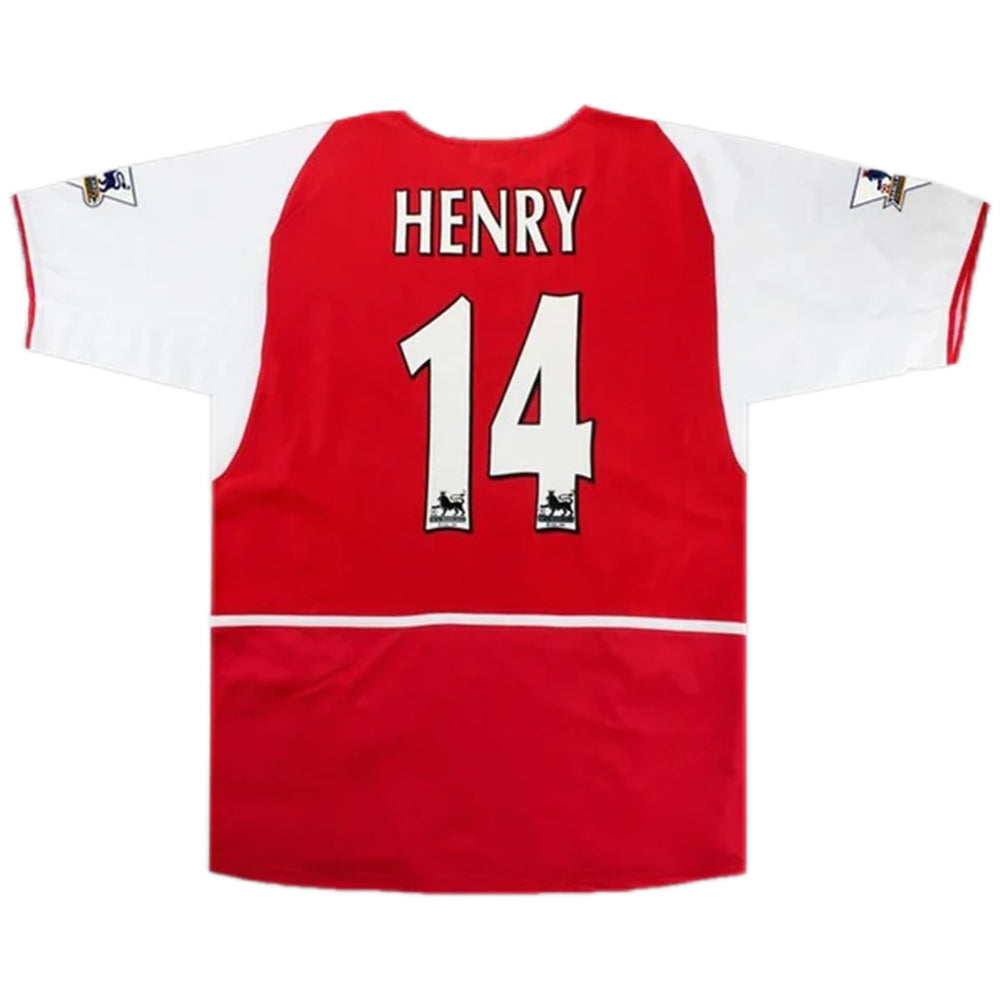 Henry #14 Retro Arsenal Home Jersey 2002/04