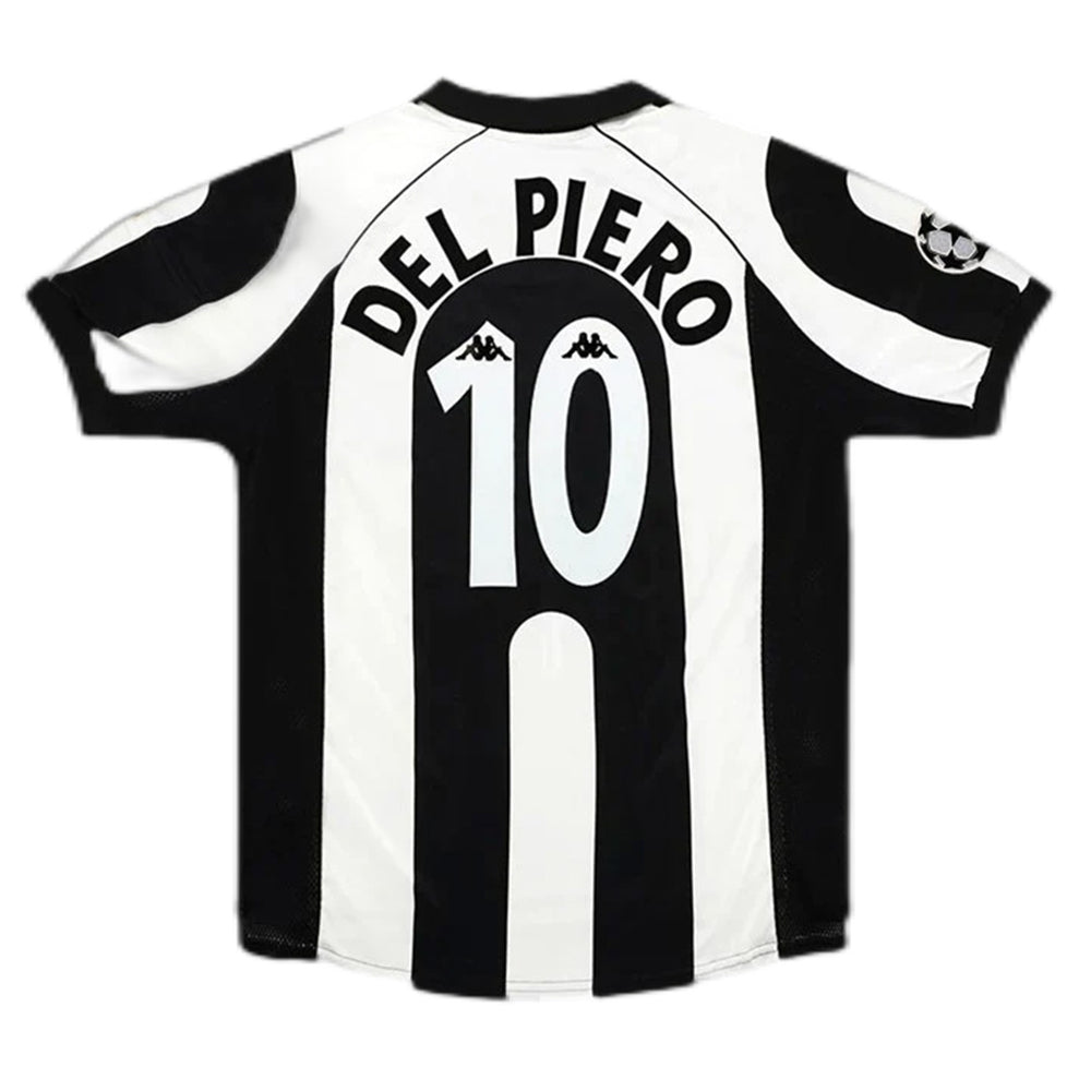 Del Piero #10 Retro Juventus Home Jersey 1997/98