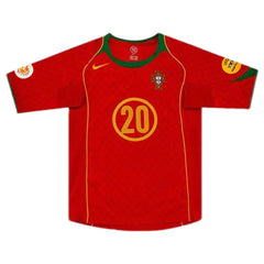 Deco #20 Retro Portugal Home Jersey Euro 2004