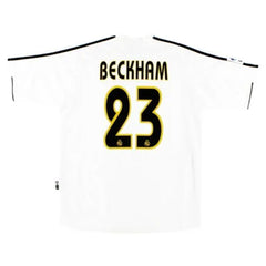 BECKHAM #23 Retro Real Madrid Home Jersey 2003/04